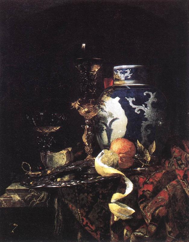 KALF, Willem Still-Life with a Late Ming Ginger Jar oil painting picture